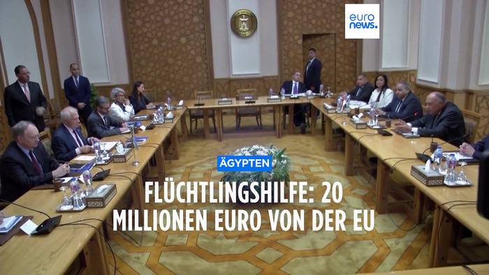 News video: Sudanesische Flüchtlinge: EU unterstützt Ägypten mit 20 Millionen Euro