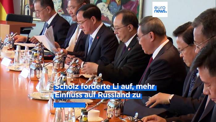 Video: Scholz appelliert an China, auf Moskau einzuwirken - Li spricht lieber über Kooperation