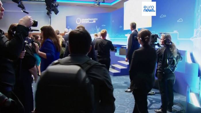 Video: Wiederaufbaukonferenz für Kiew: Hilfe mit russischem Vermögen?