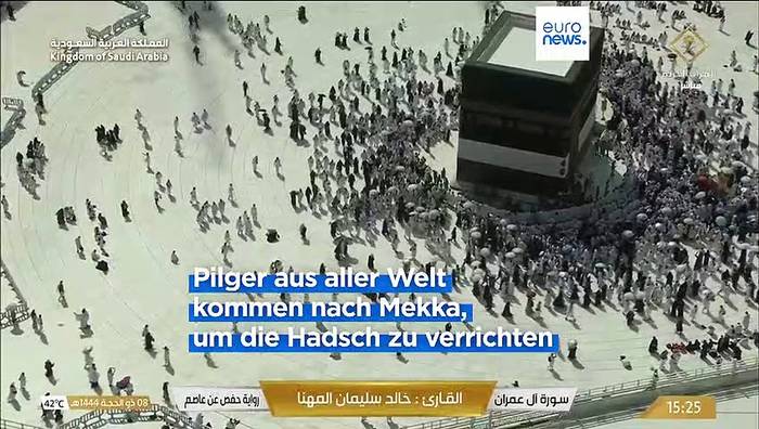 News video: Mekka: Größte Hadsch seit Corona hat begonnen - 2 Millionen werden erwartet