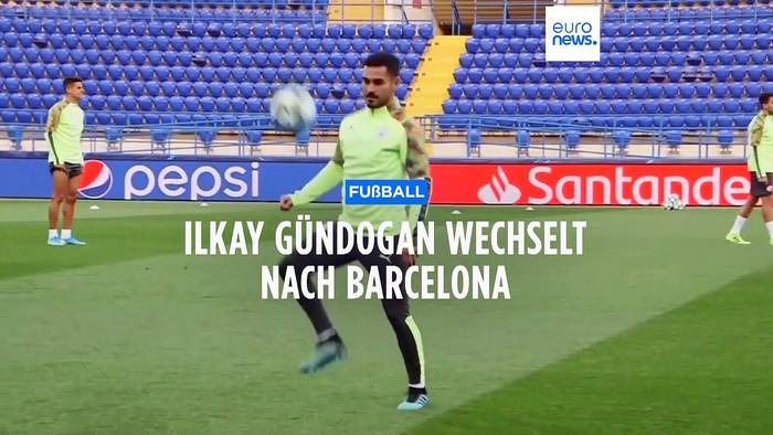 News video: Ilkay Gündogan wechselt zum FC Barcelona.
