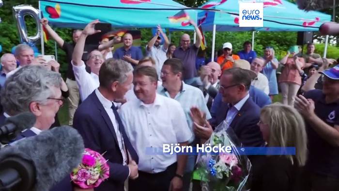 Video: Feiern mit Höcke: Das sagen die Leute in Sonneberg zum AfD-Wahlsieg