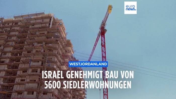News video: Besetztes Westjordanland: Israel genehmigt Bau von 5600 Siedlerwohnungen