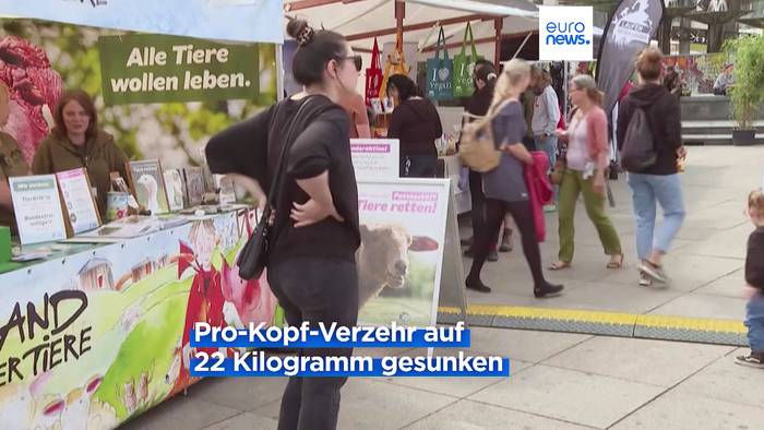 News video: Aus Liebe zum Tierwohl: Deutsche essen immer weniger Fleisch