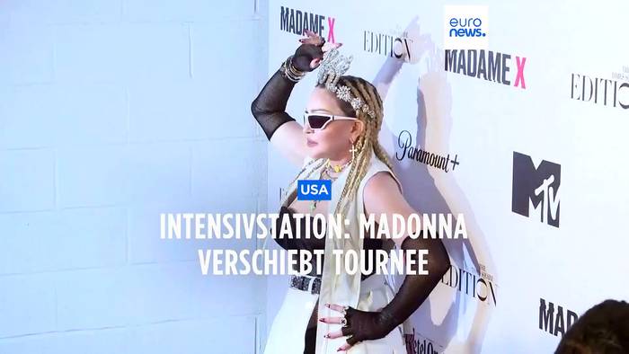 Video: Intensivstation: Popdiva Madonna mit bakterieller Infektion in Krankenhaus eingeliefert
