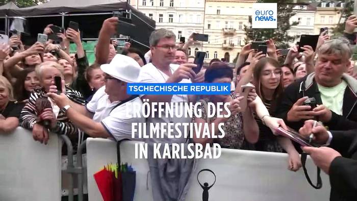 Video: Weltstars in Karlsbad: Russel Crowe besucht Internationales Filmfestival