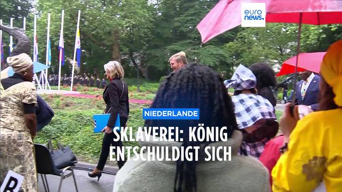 Video: Niederlande: König Willem-Alexander bittet um Entschuldigung für Sklaverei