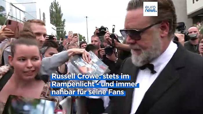 Video: Russel Crowe beim Karlovy Vary Filmfestival: 