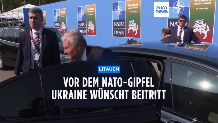 Video: Nato-Gipfel in Vilnius - Ukraine hofft auf Beitritt