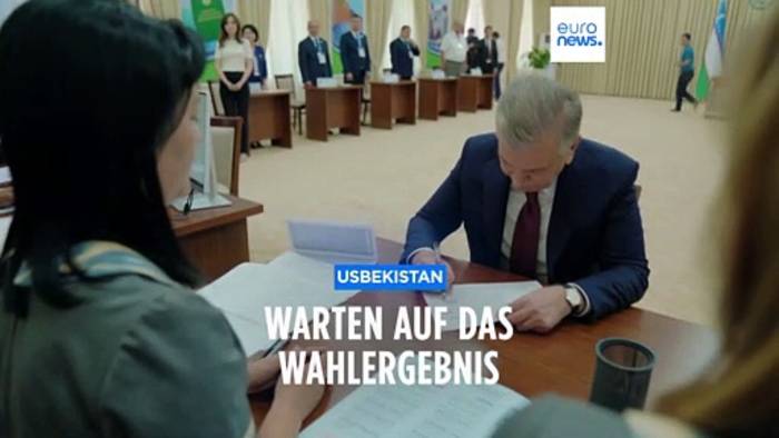News video: Auszählung der Präsidentenwahl in Usbekistan: Machterhalt à la Putin