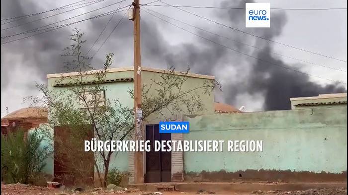 Video: Sorge vor Destabilisierung der Region: Kämpfe im Sudan dauern an