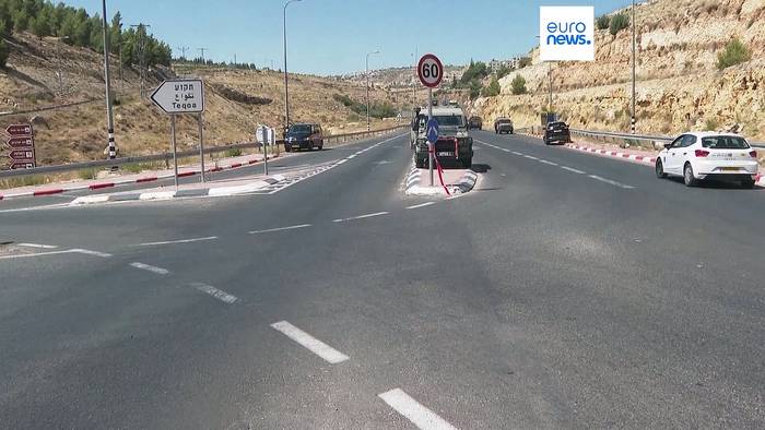 News video: Israeli durch Schüsse im Westjordanland schwer verletzt
