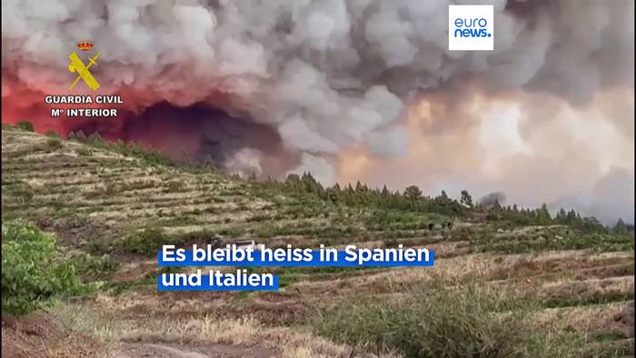 Video: Heiße 48 Grad voraus! Südeuropa im Griff brütender Hitze