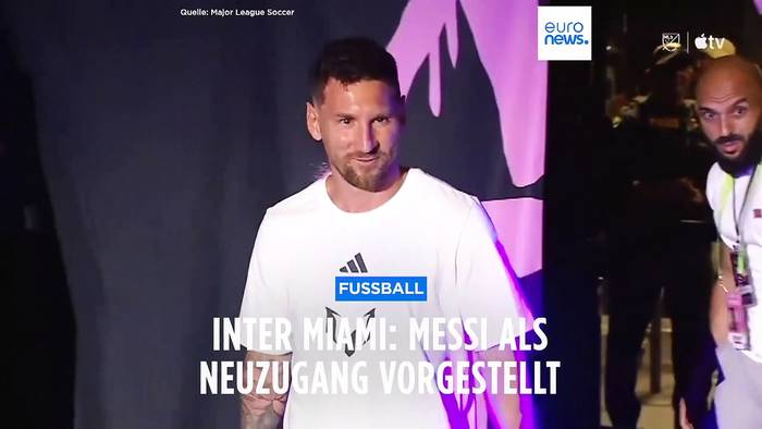 News video: Vorstellung bei Inter Miami: Messi macht Beckham glücklich