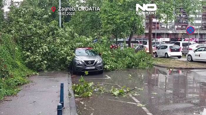 Video: Wetterextreme: Sturm wütet auf dem Balkan und hinterlässt sechs Tote