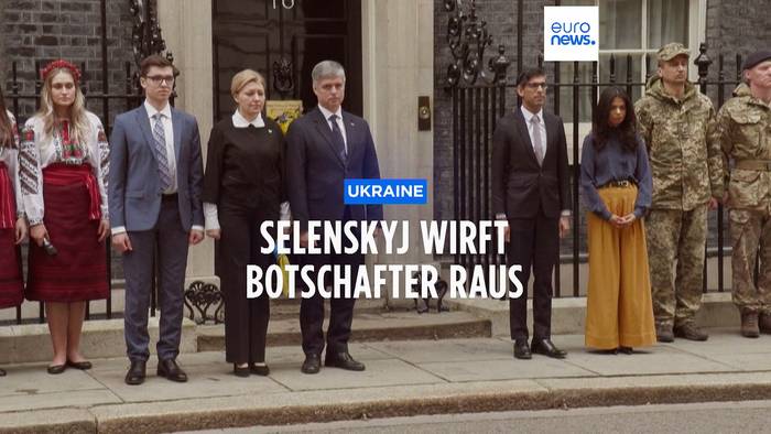 Video: Kritik unerwünscht: Selenskyj beruft Botschafter in London ab