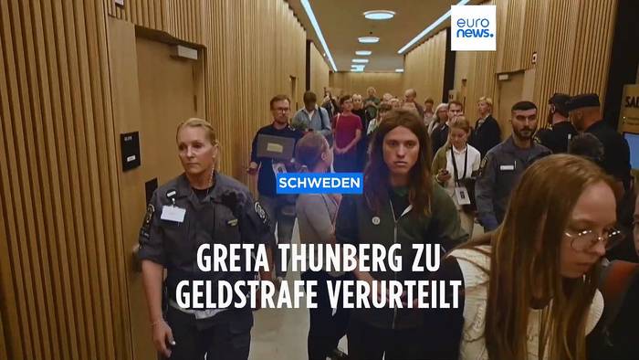 News video: Widerstand gegen die Staatsgewalt: Greta muss 215,50 Euro Strafe zahlen