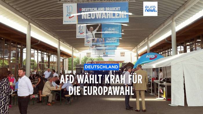 Video: AfD-Spitzenkandidat für Europawahl 2024 ist Höcke-Freund Maximilian Krah