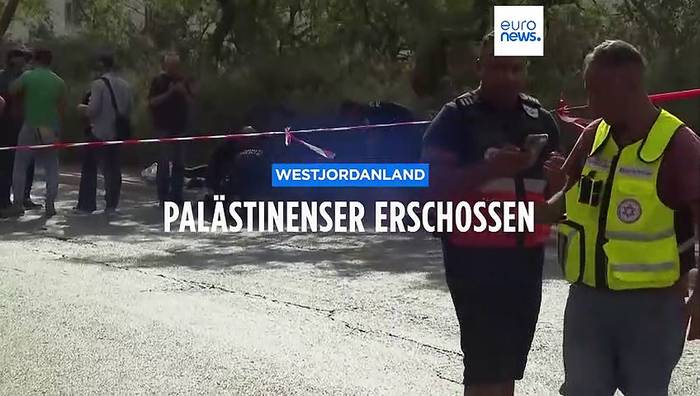 Video: Westjordanland: Palästinenser schießt um sich und wird von Polizist getötet