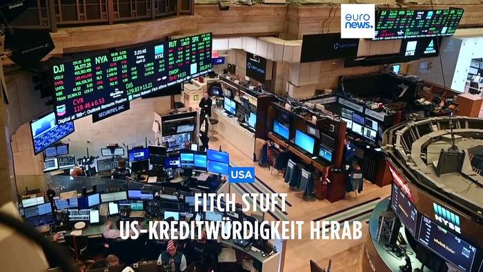 Video: Von AAA auf AA+: Fitch stuft Kreditwürdigkeit der USA herab