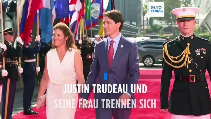 News video: Nach 18 Jahren Ehe: Justin Trudeau und Sophie Gregoire Trudeau kündigen Trennung an
