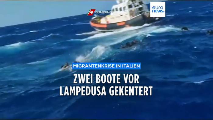 News video: Lampedusa: Viele Vermisste nach Kentern von zwei Migrantenbooten