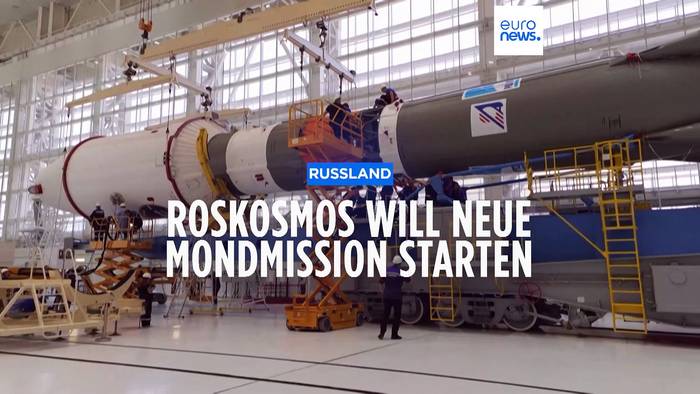 Video: Mission Luna-25: Russland kündigt Start seiner Raumsonde an
