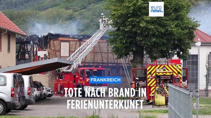 News video: Brand bei Colmar: Mehrere Tote nach Feuer in Ferienunterkunft