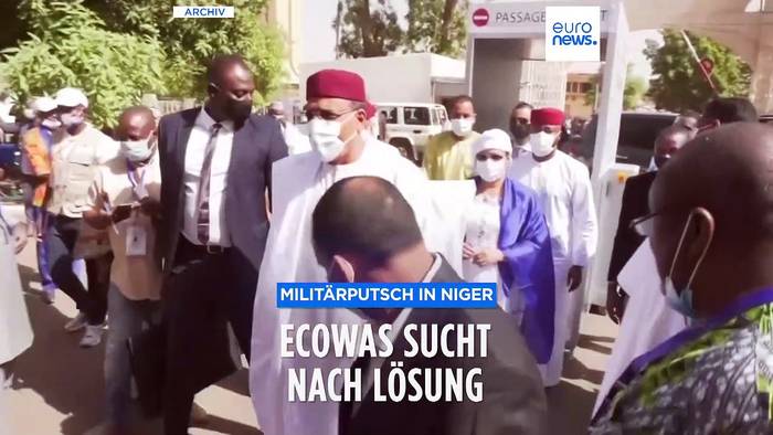 Video: Militärische Intervention unwahrscheinlich: Ecowas-Chefs suchen nach Lösung in Niger-Krise