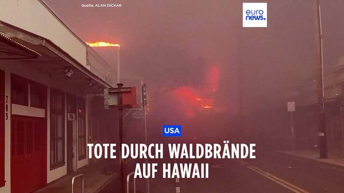 Video: Hawaii in Flammen: Tote nach verheerenden Waldbränden