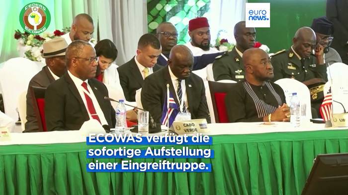 Video: Eskalation in Niger? ECOWAS organisiert schnelle Eingreiftruppe