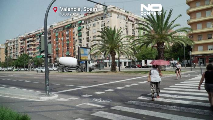 Video: 46º C im Stadtzentrum: Was Valencia gegen die 3. Hitzewelle unternimmt