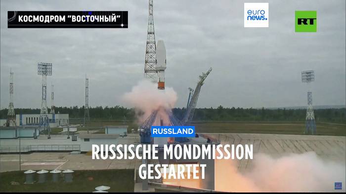 Video: Eine Mondmission als Machtbeweis: Russlands Sonde 