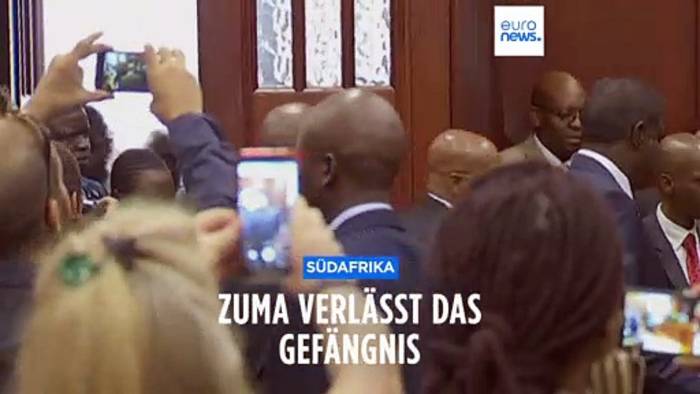 Video: Jacob Zuma aus dem Gefängnis entlassen
