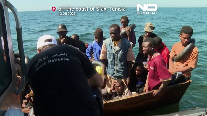 News video: Tunesien fängt Migrantenboote ab