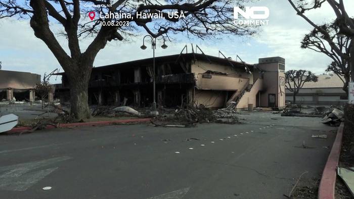 Video: Ausmaß der Feuerhölle auf Maui wird sichtbar