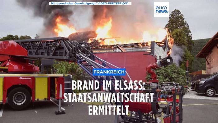 Video: Brand im Elsass: Staatsanwaltschaft untersucht fahrlässige Tötung
