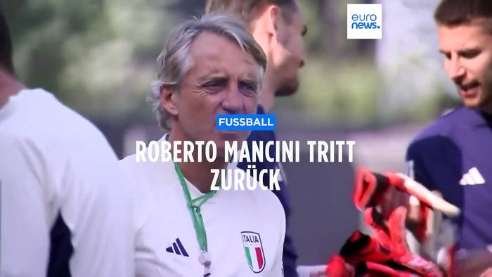 News video: Ciao, Roberto! Europameister Mancini verlässt die Squadra Azzurra