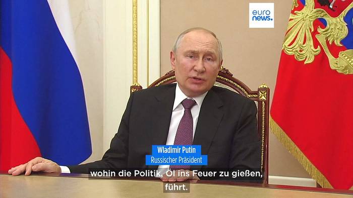 Video: Putin: Der Westen tut alles, um den Konflikt noch weiter anzuheizen