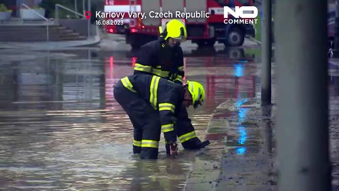 Video: Weggespülte Straßen in Tschechien