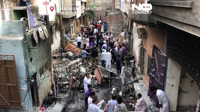 Video: Muslimischer Mob verwüstet christliches Viertel in Pakistan