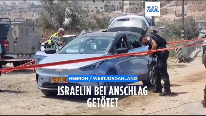 Video: Westjordanland: Israelin bei Anschlag getötet