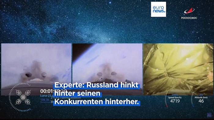 Video: Luna-25 abgestürzt - Raumfahrtnation Russland gescheitet