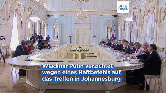 Video: 15. BRICS-Gipfel in Johannesburg: Putin lässt sich von Lawrow vertreten