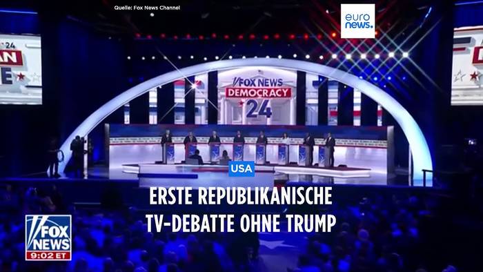 Video: Ohne Trump: Erste TV-Debatte der Bewerber für die US-Präsidentschaftskandidatur