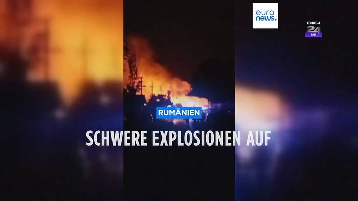 News video: Rumänien: Schwere Explosionen erschüttern Crevedia