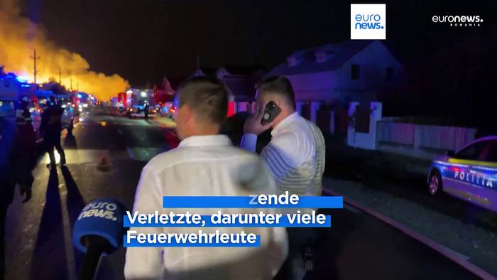Video: Nach Explosionen an Tankstelle in Rumänien: Staatsanwaltschaft leitet Ermittlungen ein
