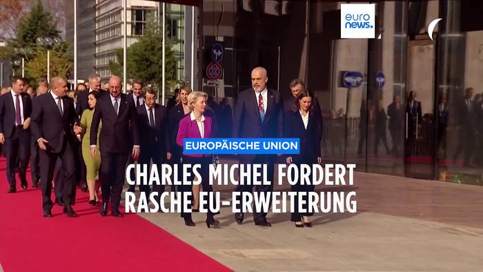 News video: Charles Michel: EU muss bis 2030 zur Aufnahme neuer Mitglieder bereit sein