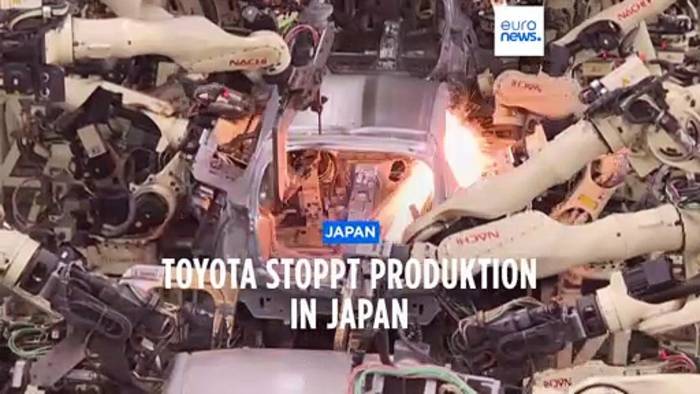 Video: Technisches Problem stoppt Toyotas Produktion in Japan