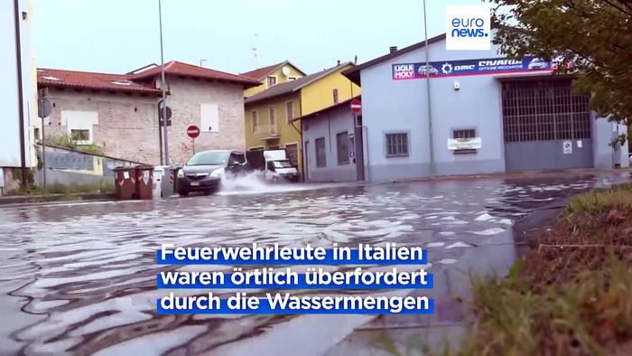 Video: Land unter in Teilen Europas - Erdrutsch zerstört Gebäude in der Schweiz